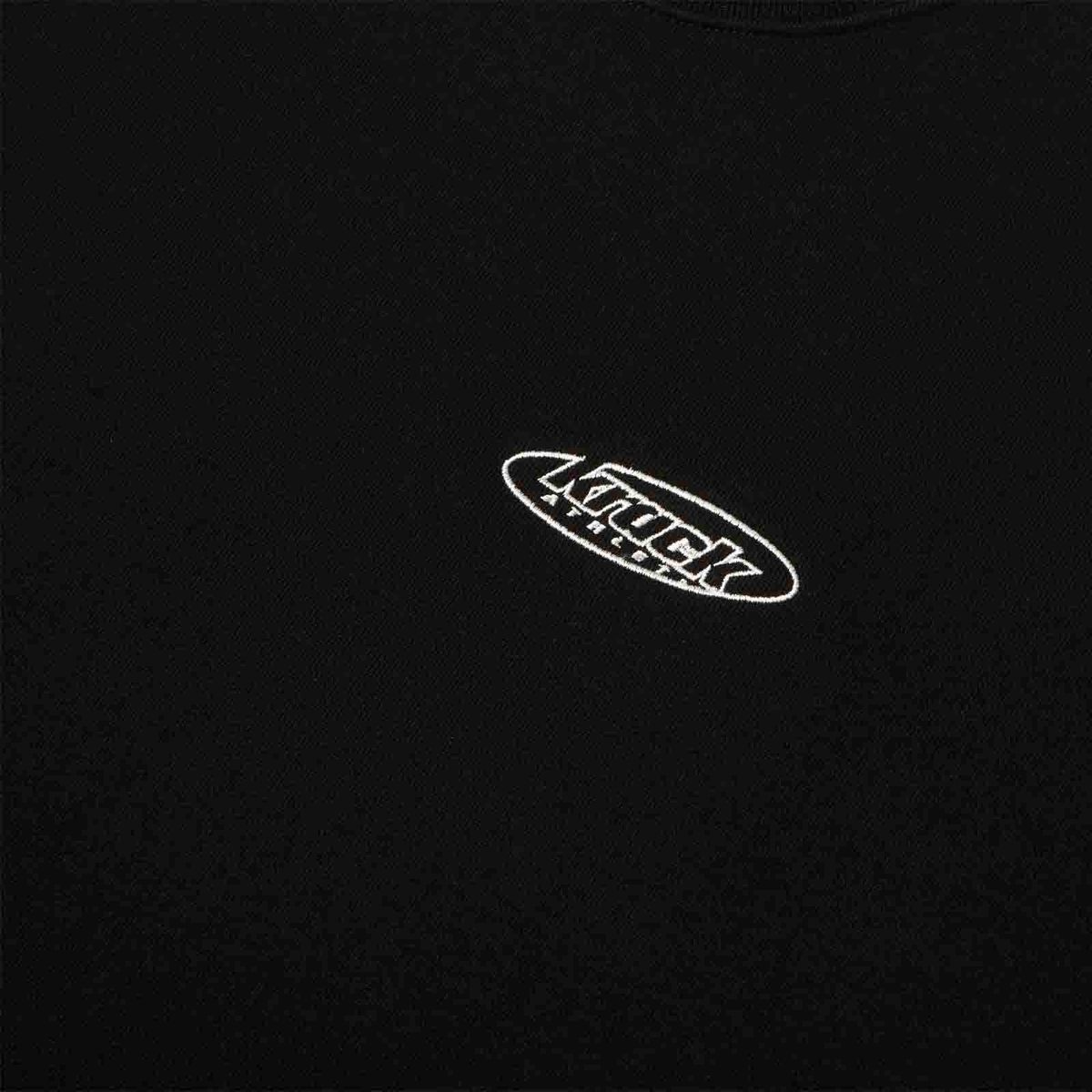 크랙 애슬레틱(KRACK ATHLETIC) ELLIPSE LOGO SWEATSHIRT BLACK