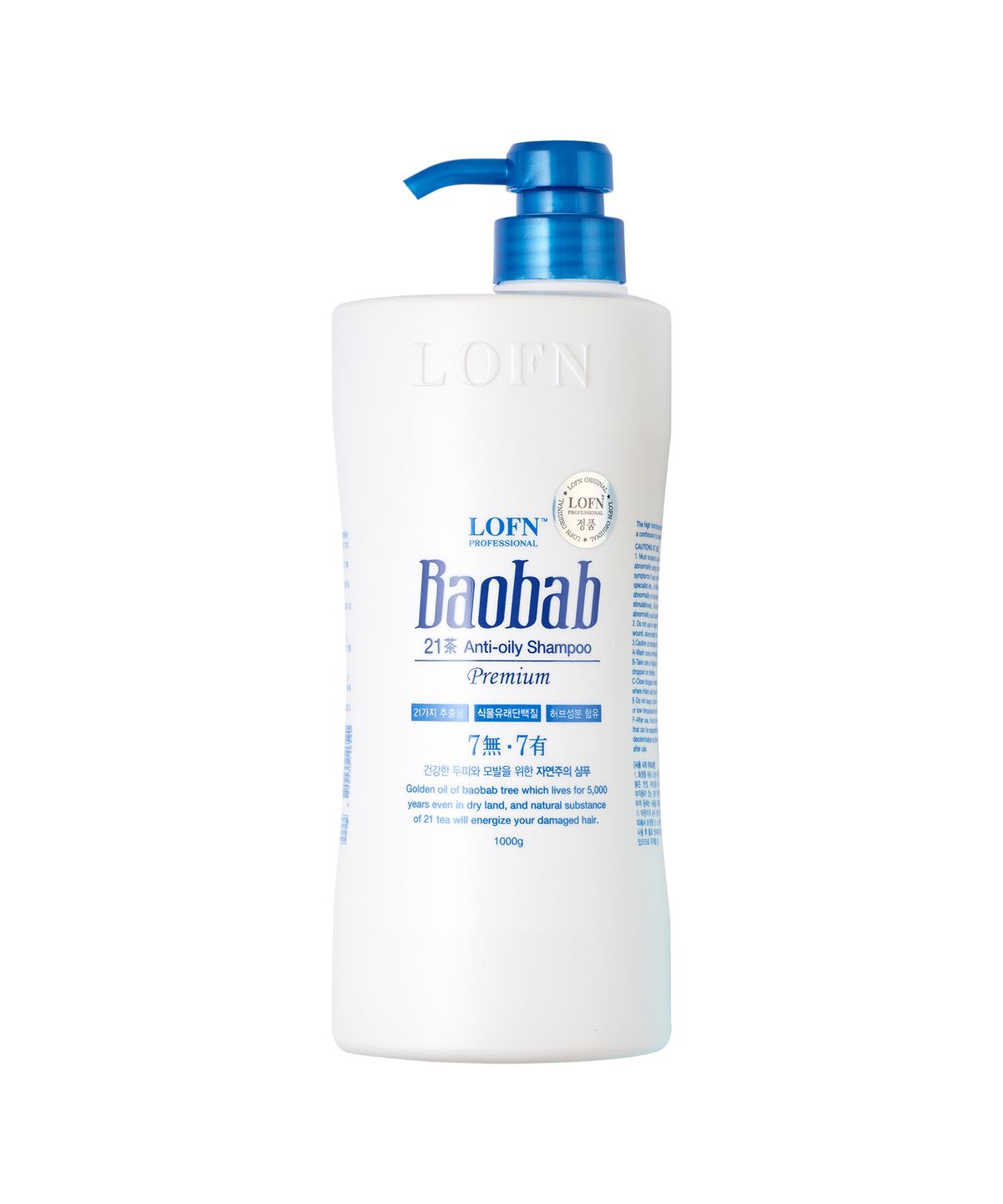 로픈(LOFN) 바오밥 21차 안티오일리(지성) 샴푸 1000ml