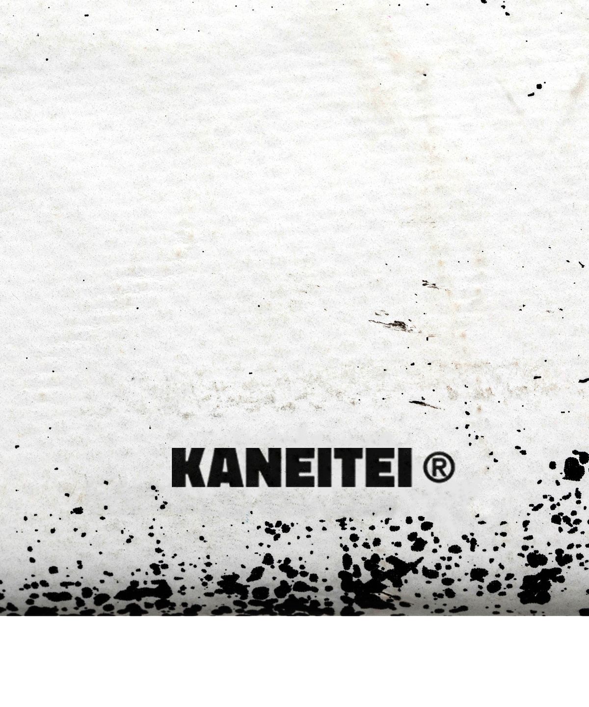 카네이테이(KANEITEI) PALM ZIP AROUND WALLET (WHITE) / UPCYCLED