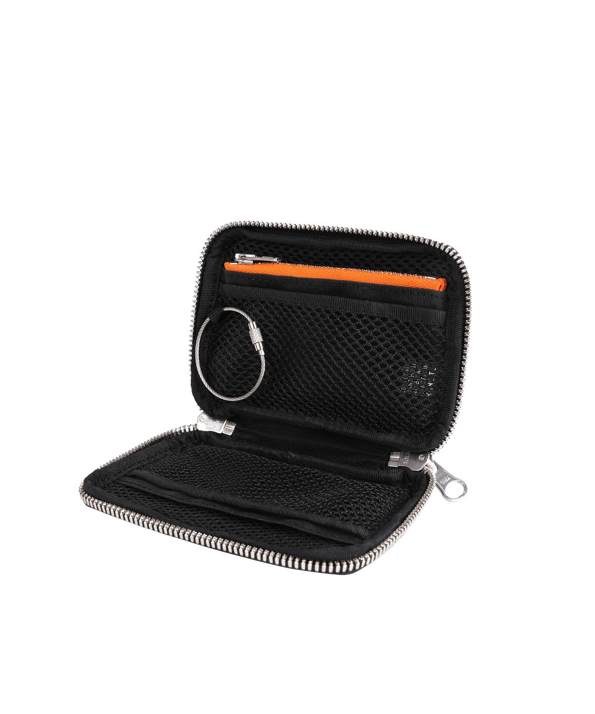 카네이테이(KANEITEI) SEI ZIP WALLET S (BLACK) / UPCYCLED