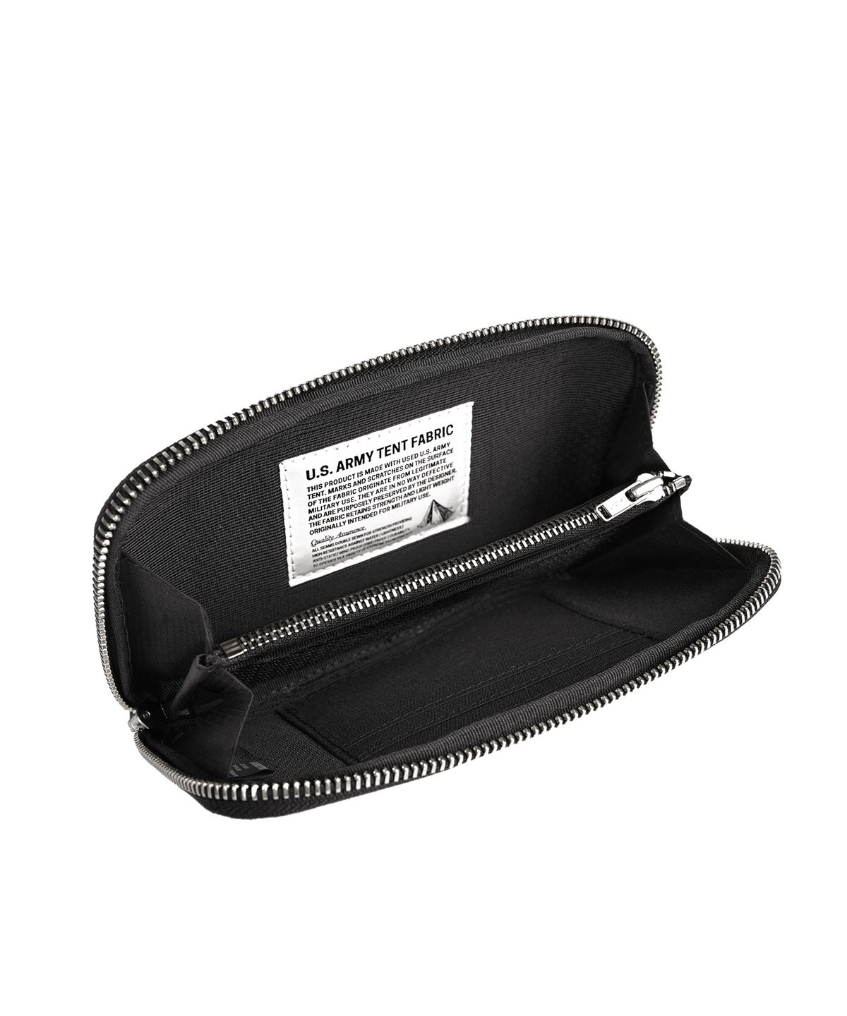 카네이테이(KANEITEI) SEI ZIP WALLET M (BLACK) / UPCYCLED