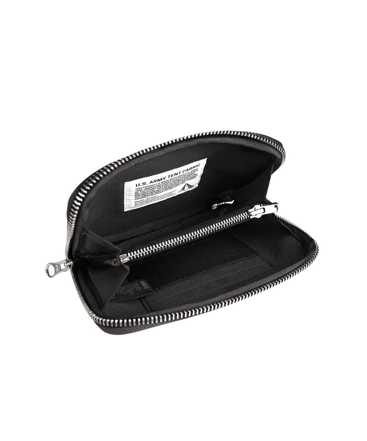 카네이테이(KANEITEI) SEI ZIP WALLET L (BLACK) / UPCYCLED