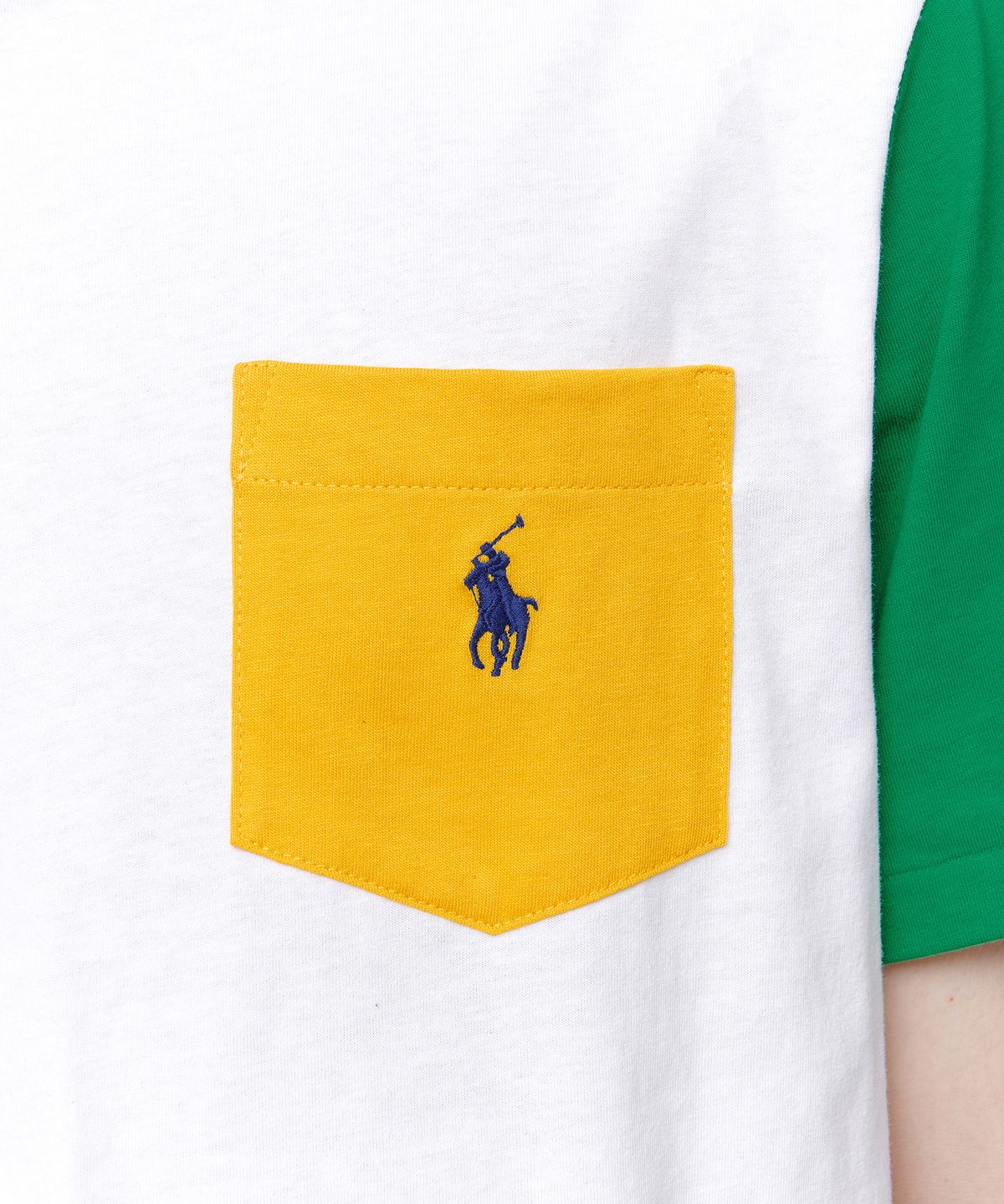 폴로 랄프 로렌(POLO RALPH LAUREN) 커스텀 슬림 핏 포켓 티셔츠-멀티