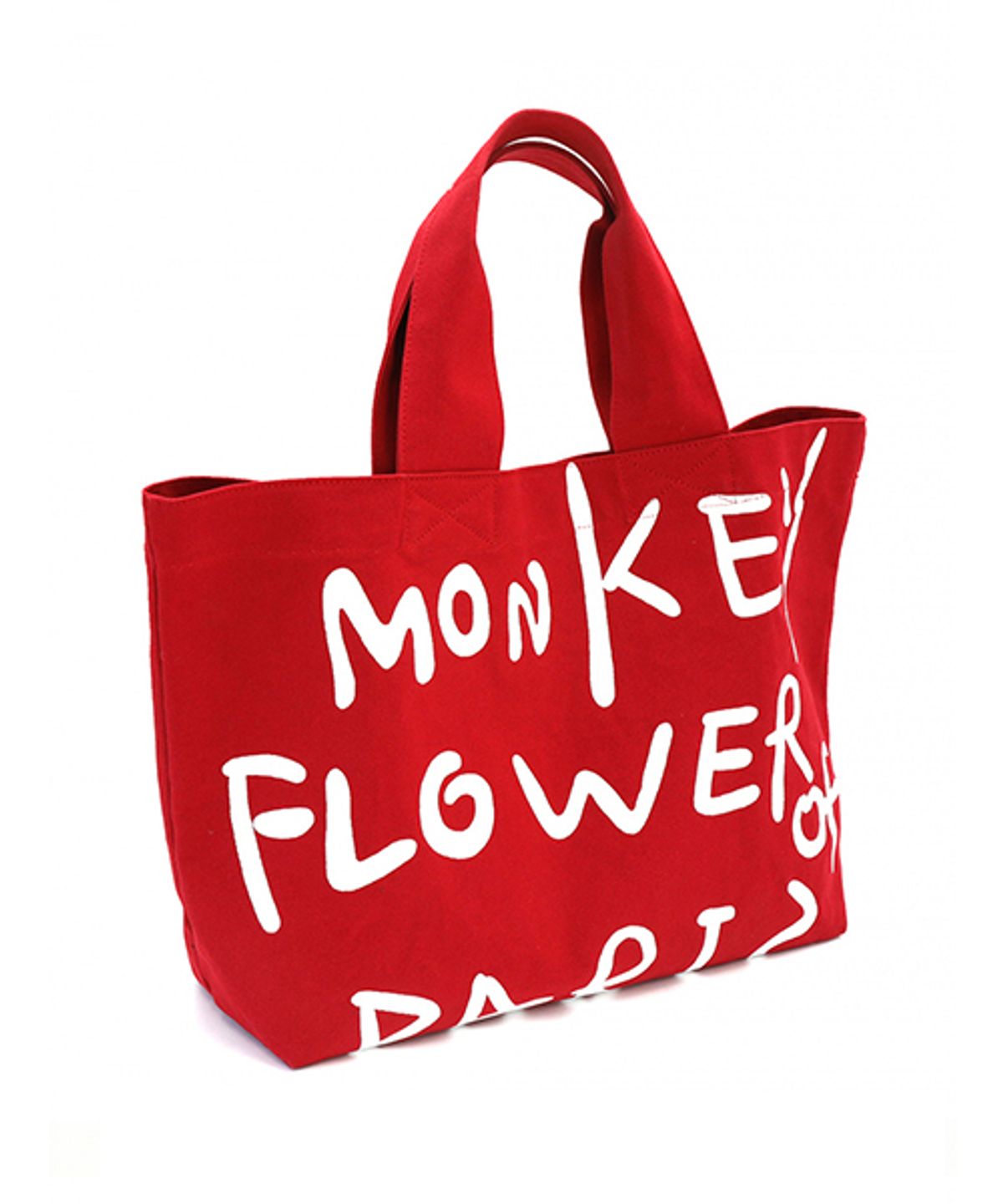 몽키플라워(Monkey Flower) 공용 캔버스 빅토트백 / MM9WBG02U BLACK