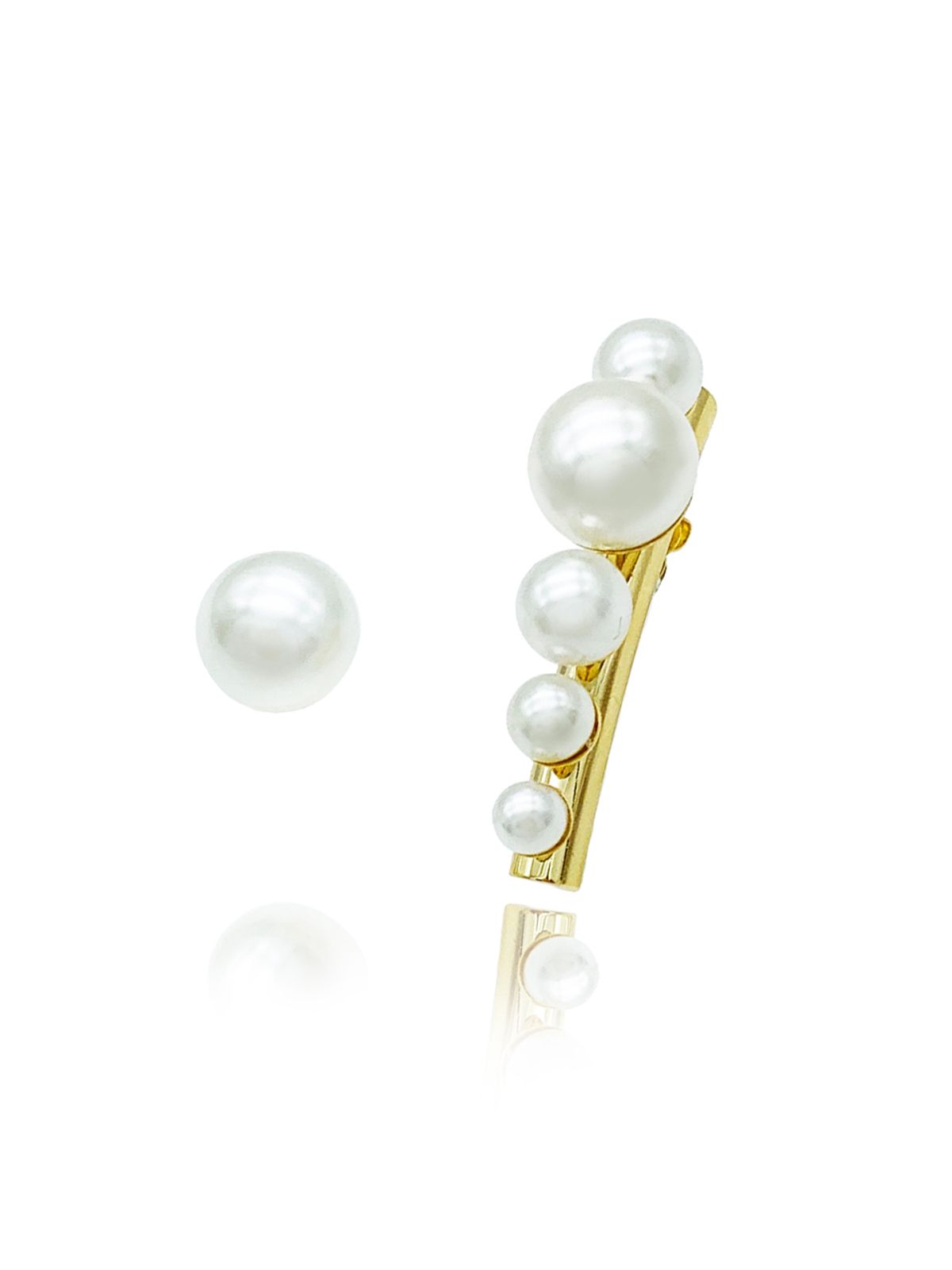 오키디루포(OCCHI DI LUPO) Luna unbalance pearl earring