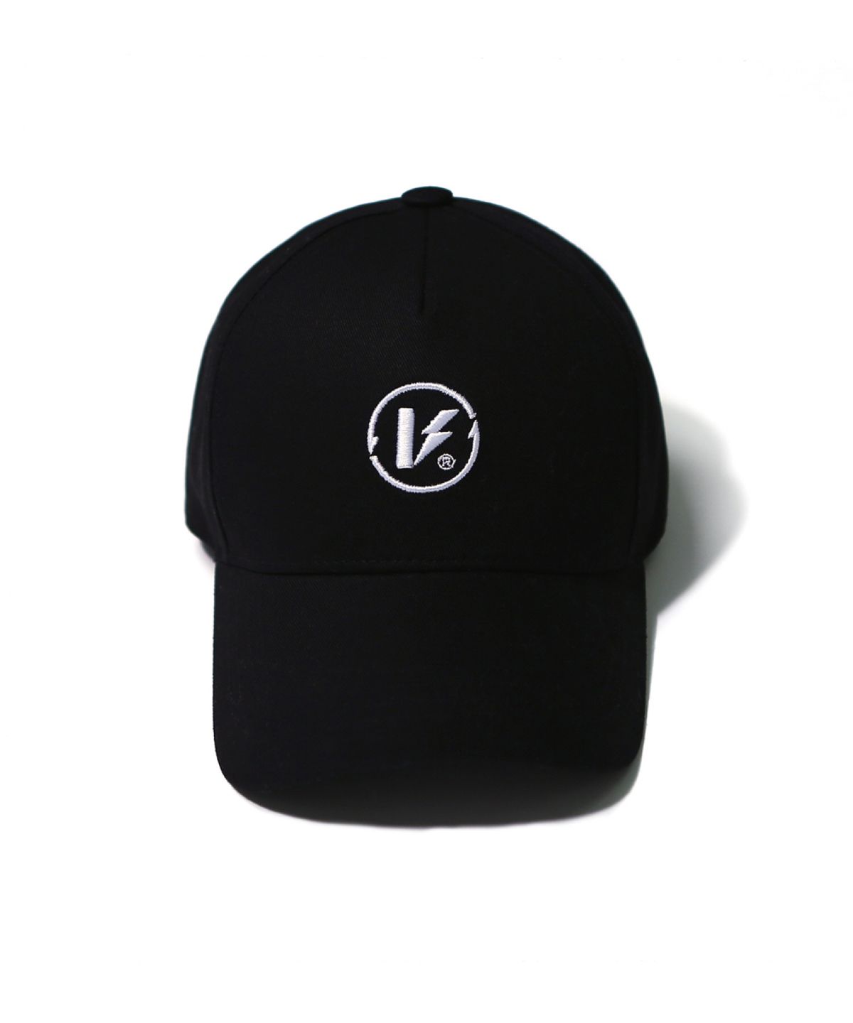 벌스원(VERSE ONE) EMBROIDERED LOGO BALL CAP BLACK(5 PANEL)