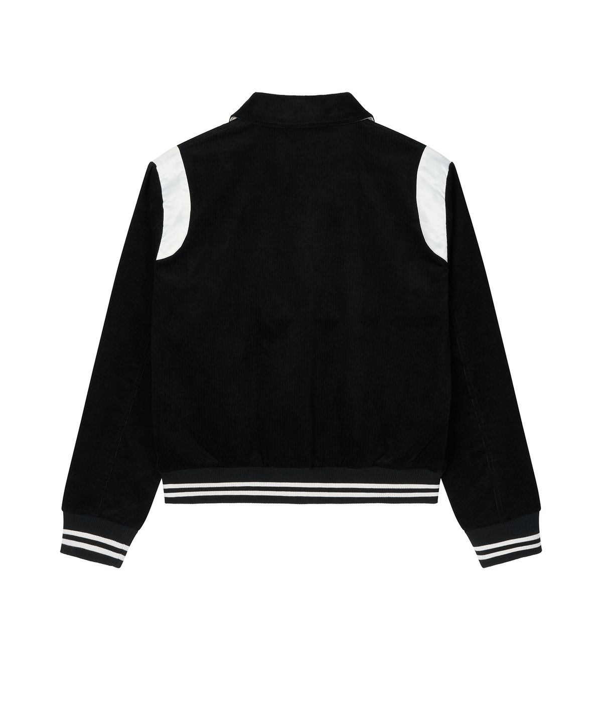 롤링스튜디오(ROLLINGSTUDIOS) CORDUROY VARSITY JACKET BLACK