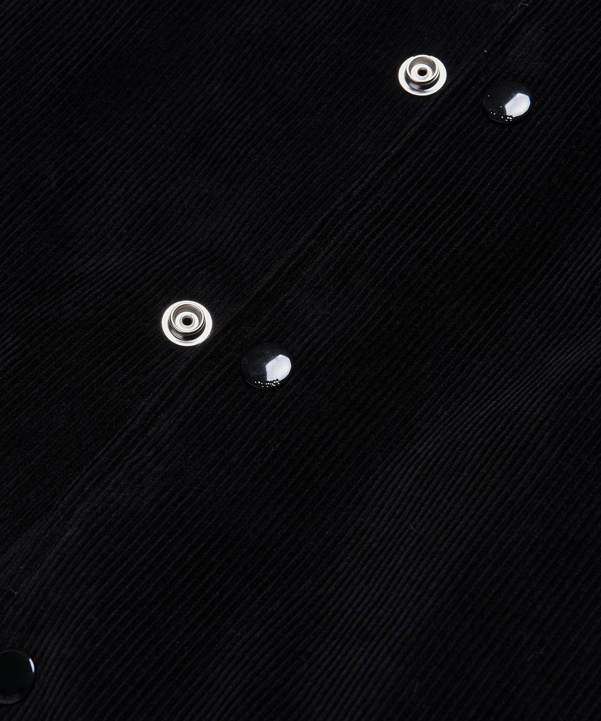롤링스튜디오(ROLLINGSTUDIOS) CORDUROY VARSITY JACKET BLACK