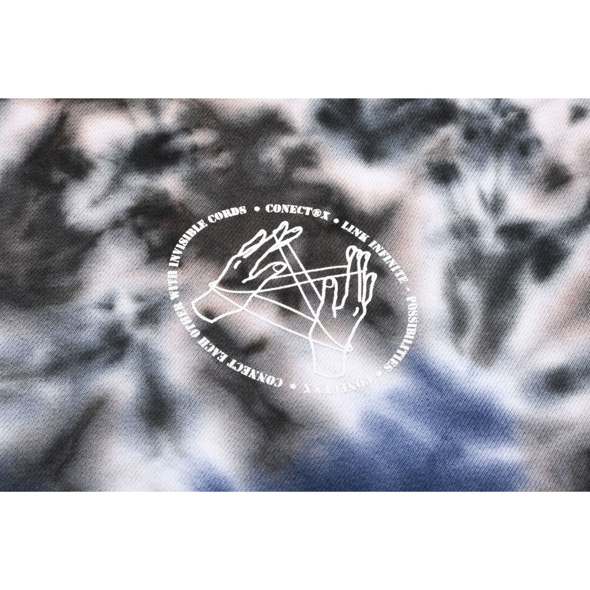 커넥트엑스(CONECTX) One&Only Tie-dye Sweat Shirts (charcoal blue)