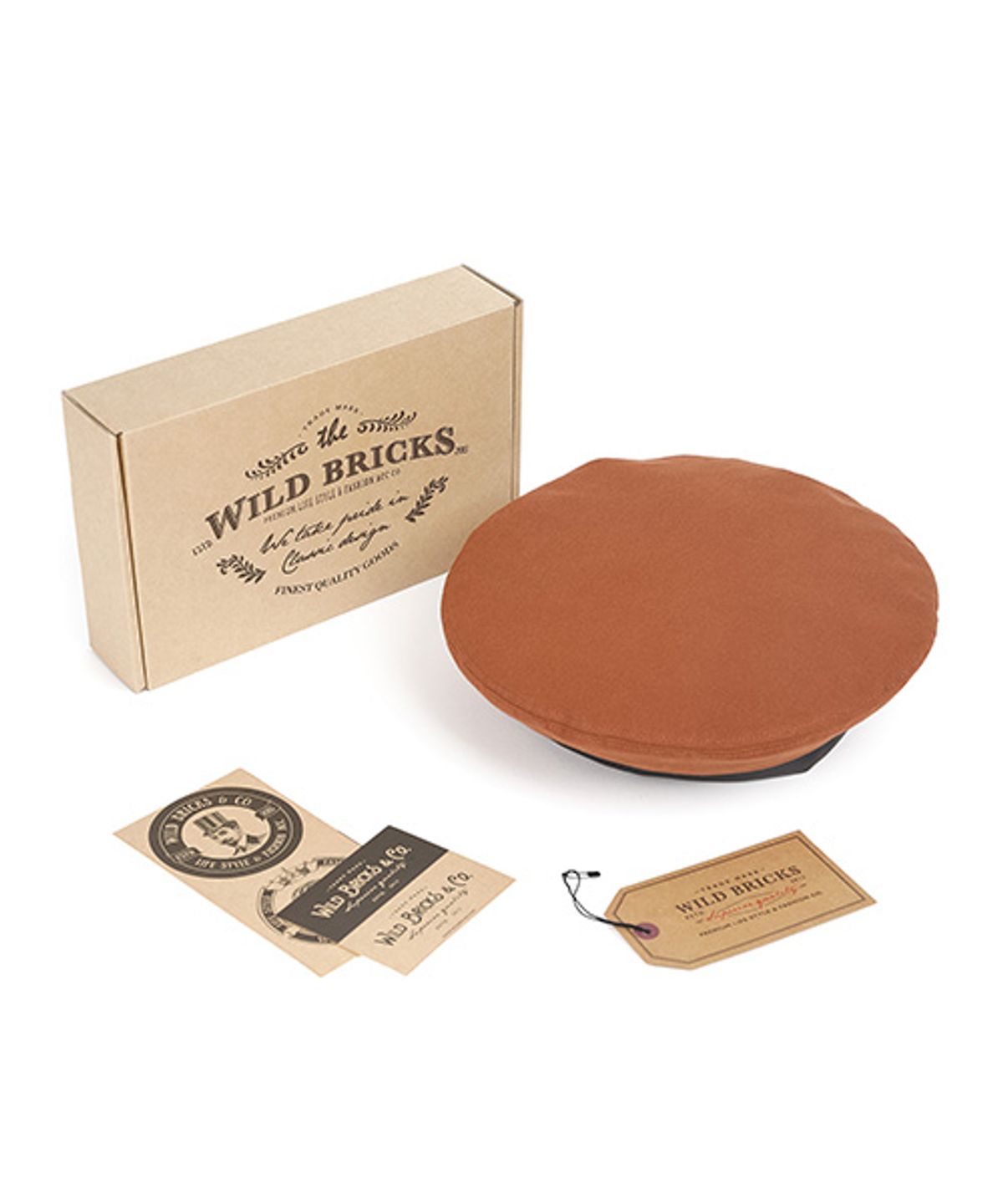 와일드 브릭스(WILD BRICKS) BS OXFORD FLAT BERET (orange)