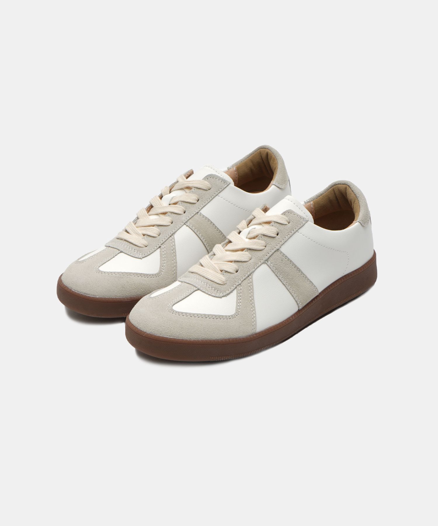 【6FIT】5IN HI Suede German Army Sneakers キ高さバージョン Six feet khaki suede German Army Trainer sneaker