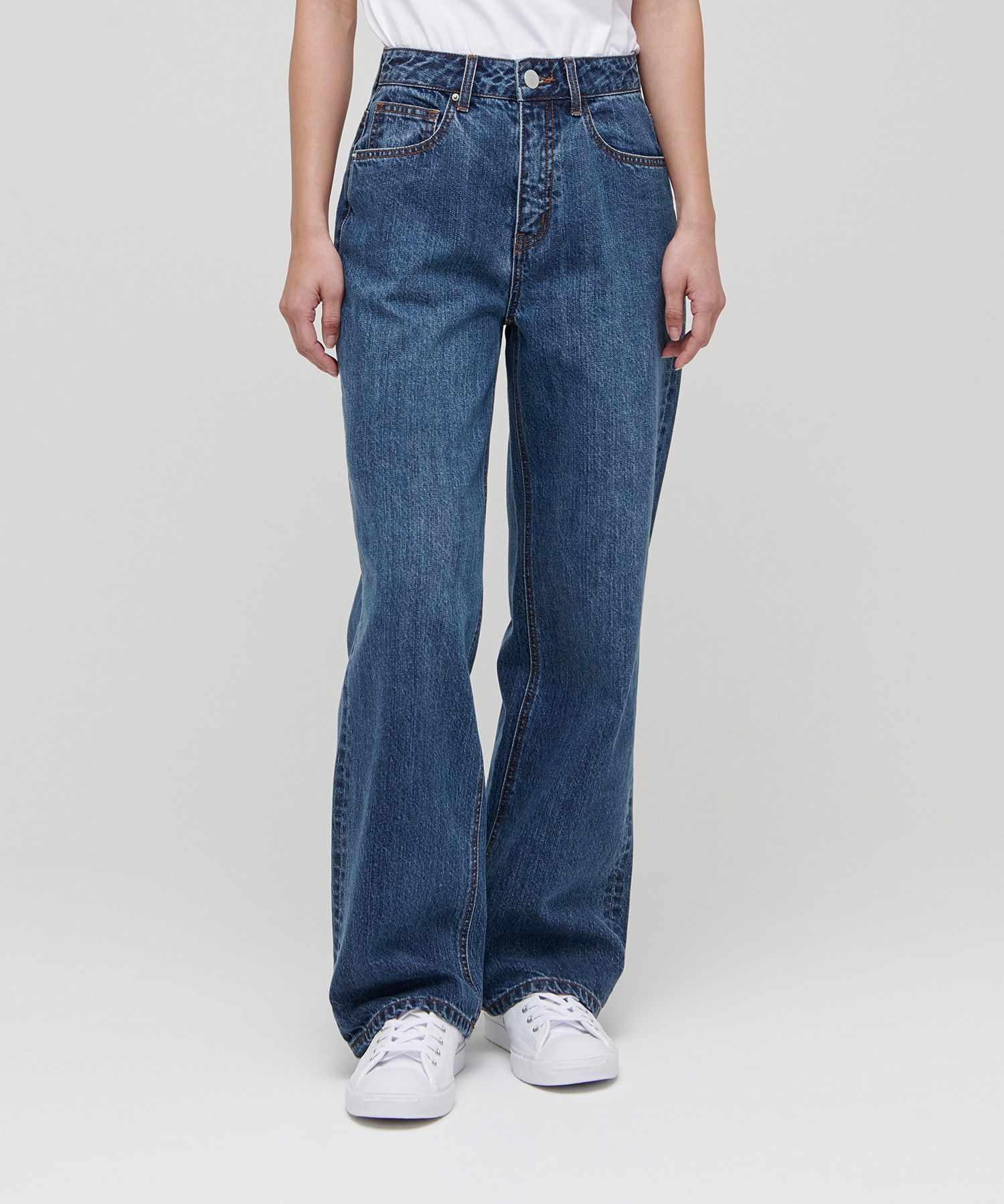 デニム・ジーパン MUSINSA STANDARD WOMAN Women's inner brushed wide denim pant MUSINSA | MUSINSA STANDARD WOMAN WOMENS WIDE DENIM