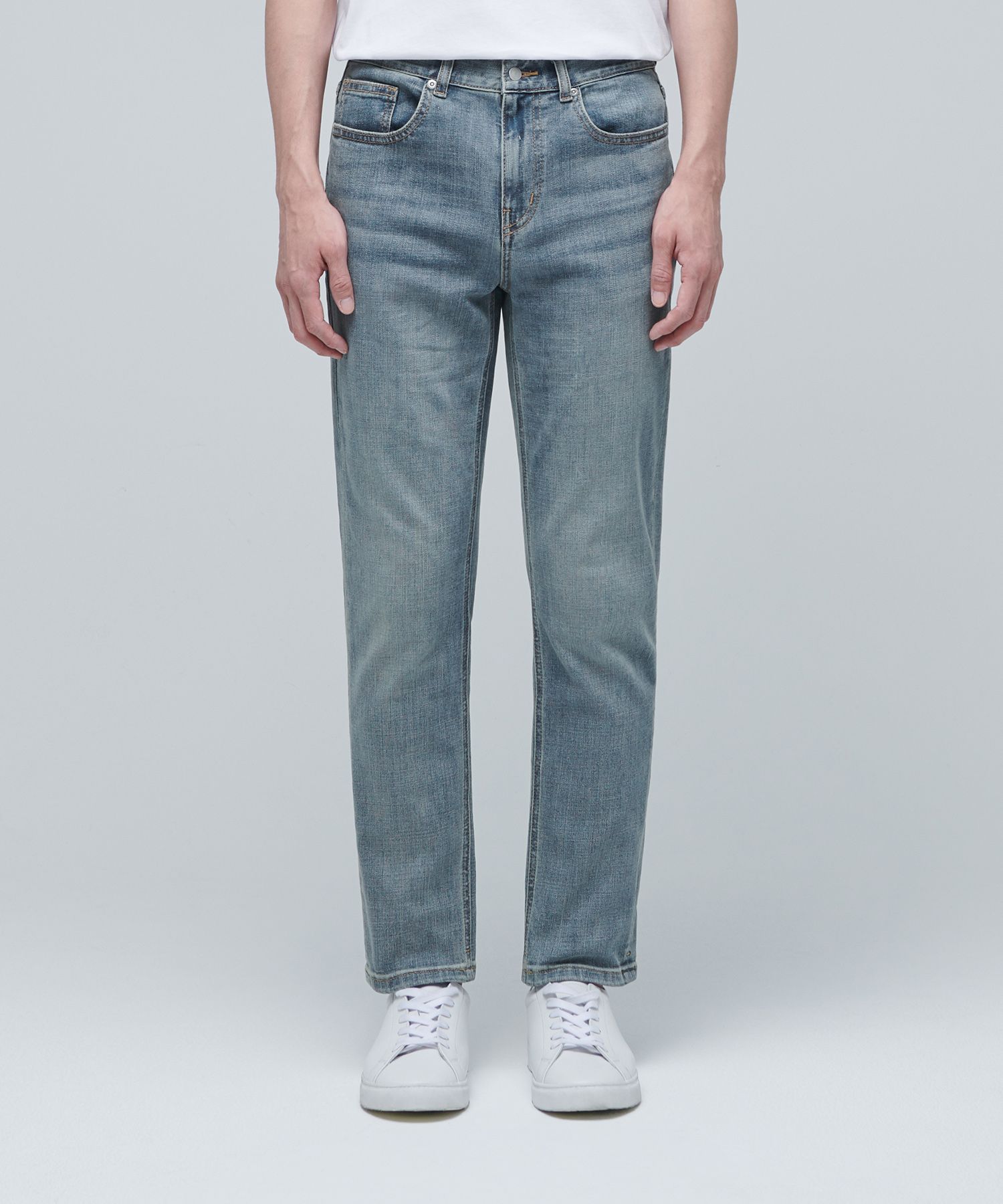 MUSINSA | MUSINSA STANDARD [COOLTANDARD] SLIM CROPPED DENIM