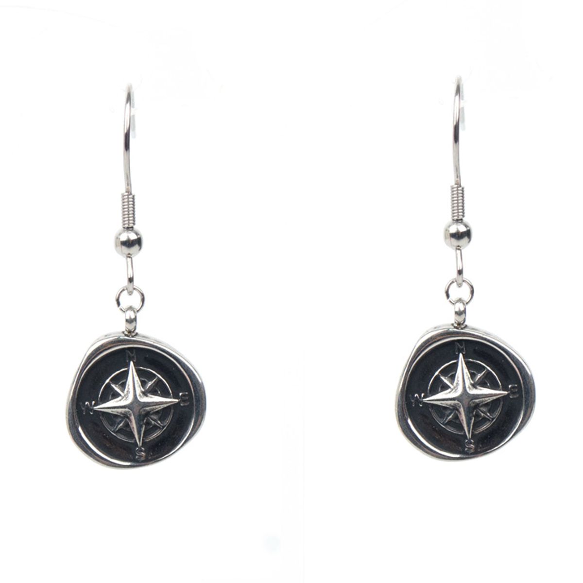 글로리아덴(GLORY_ARDEN) [남녀공용] 써지컬스틸 COMPASS EARRING / GHME-128