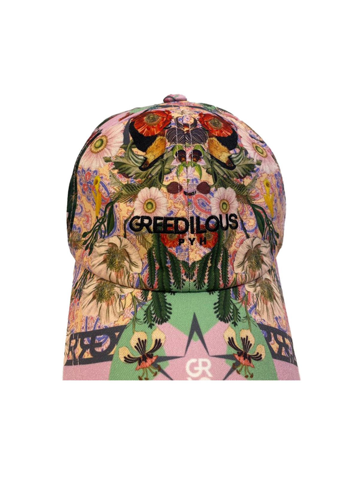 그리디어스(GREEDILOUS) 핑크 샹들리에 볼캡