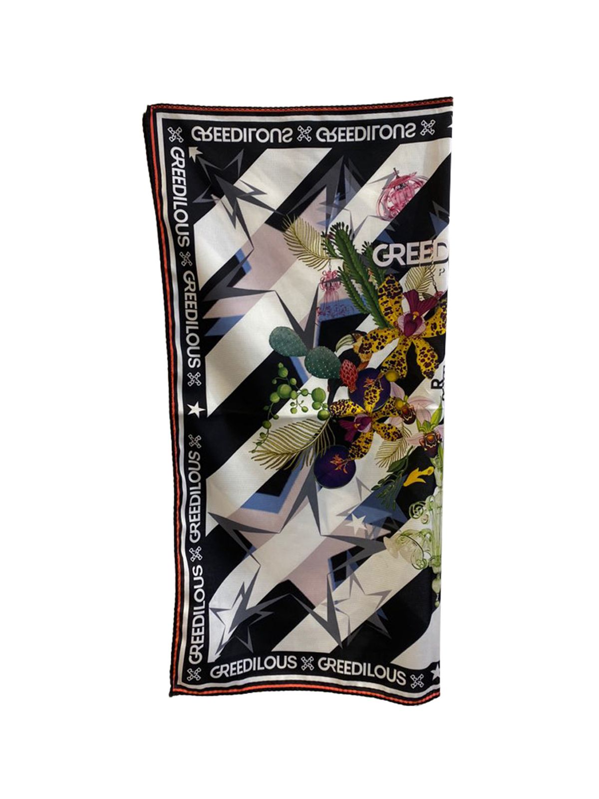 그리디어스(GREEDILOUS) 화이트 샹들리에 스카프 (LARGE)