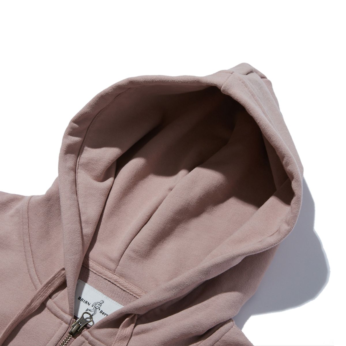 브라이언베리(BRIAN BERRY) ARC HOOD ZIP-UP_MUSK PINK