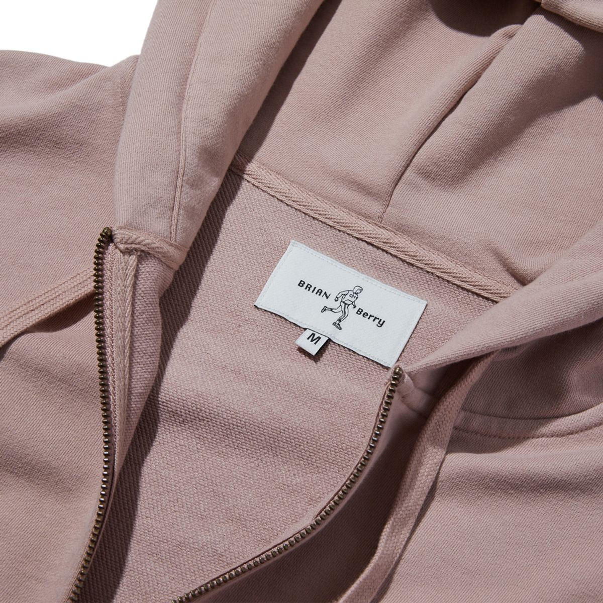 브라이언베리(BRIAN BERRY) ARC HOOD ZIP-UP_MUSK PINK