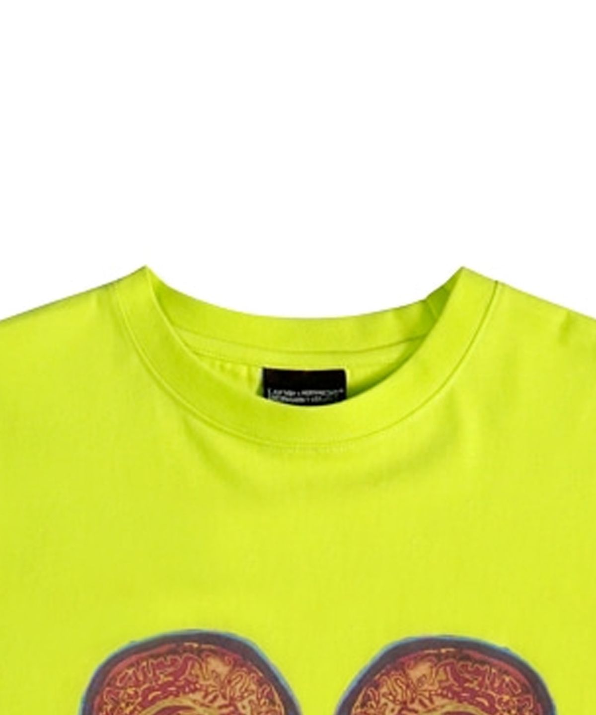아임낫어휴먼비잉(I AM NOT A HUMAN BEING) Double Brain Short Sleeve T-Shirt - NEON