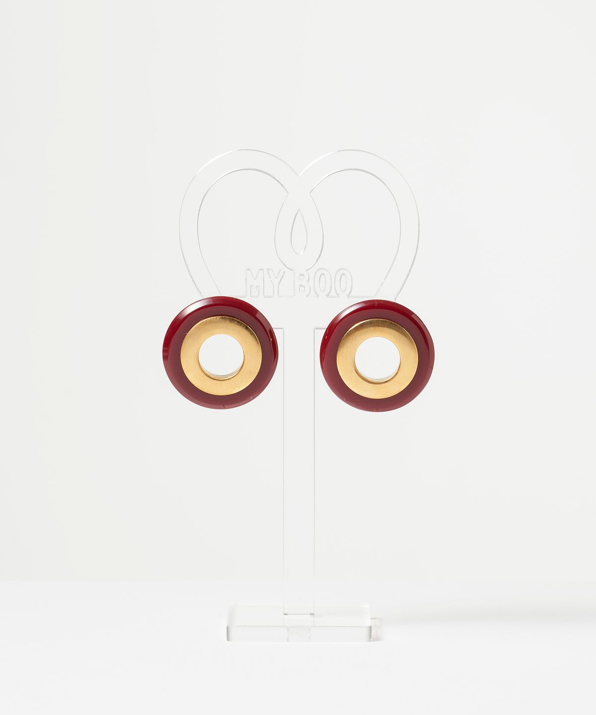 마이부(MY BOO) Button - Burgundy