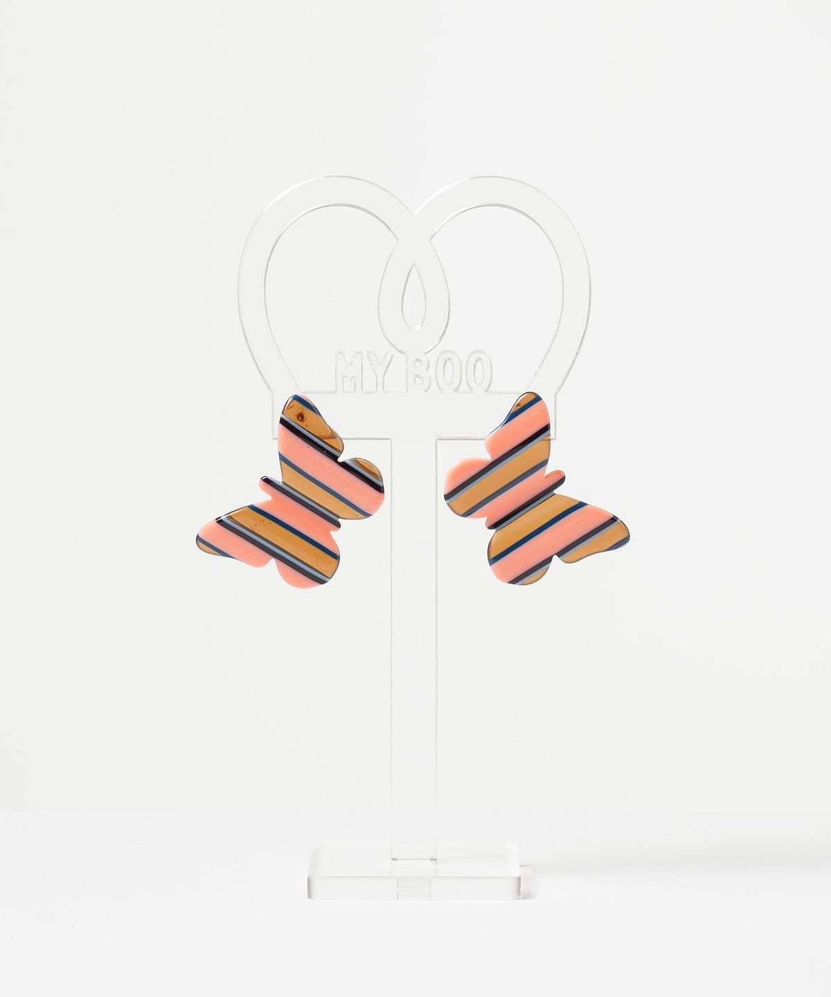마이부(MY BOO) Stripe Flying Butterfly - Pink