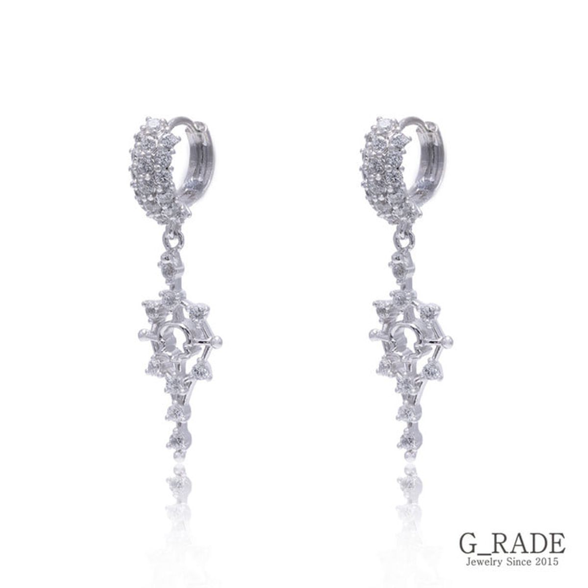 지레이드(G_RADE) Completed Compass Earrings