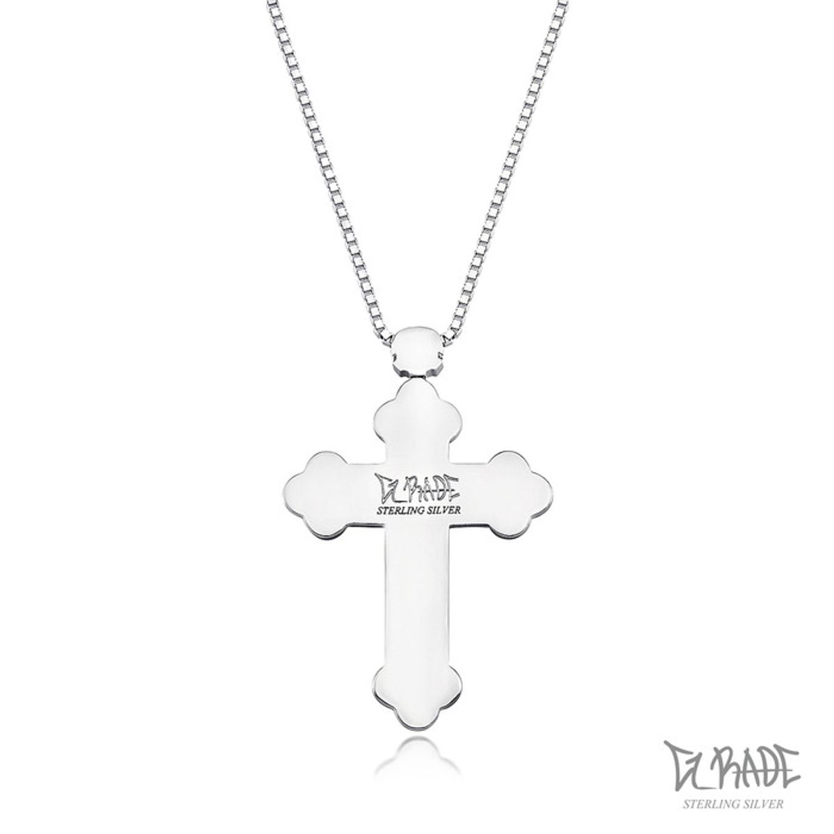지레이드(G_RADE) Gem Jesus On The Cross Necklace