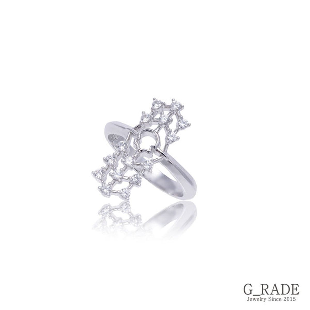 지레이드(G_RADE) Rectangular Compass Ring