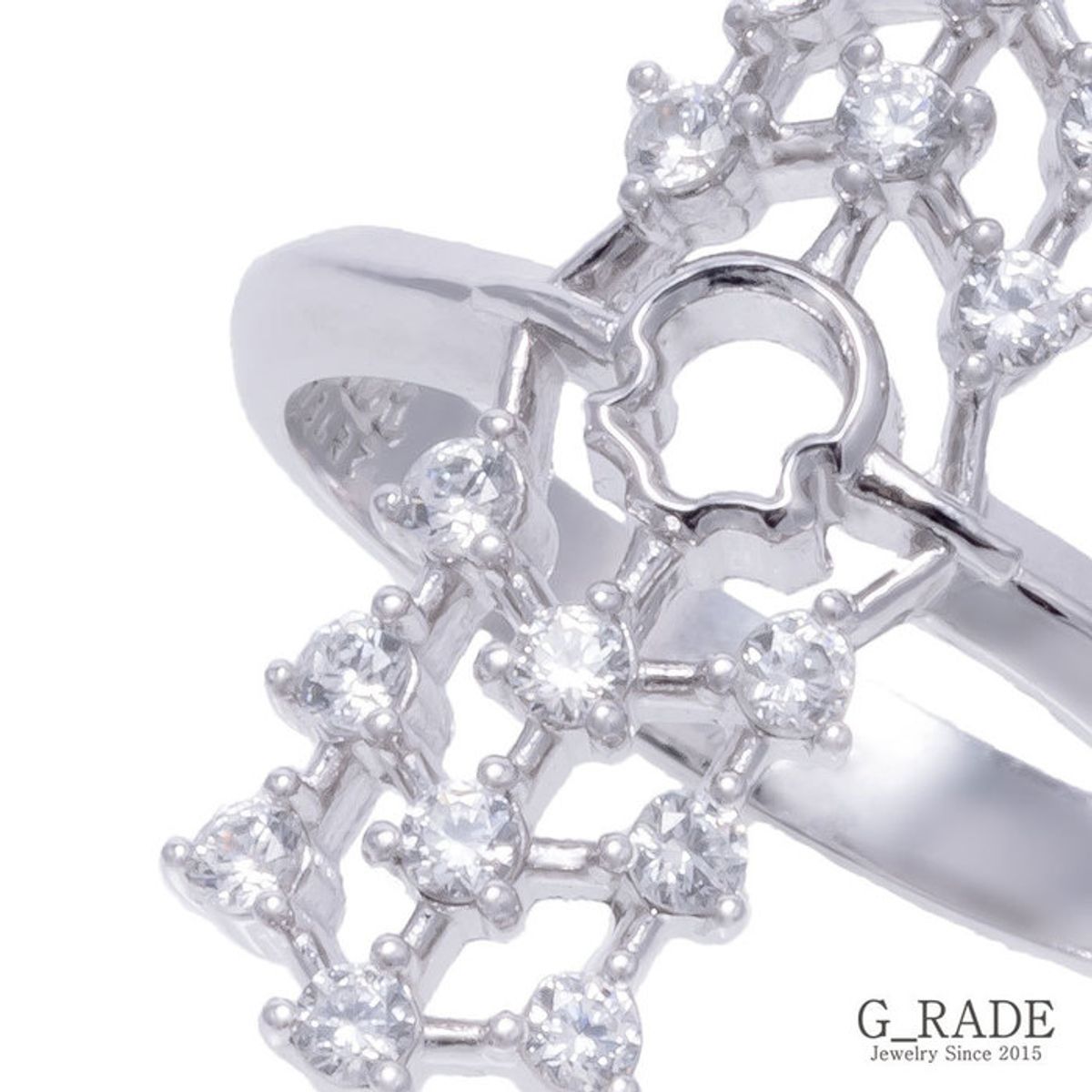 지레이드(G_RADE) Rectangular Compass Ring