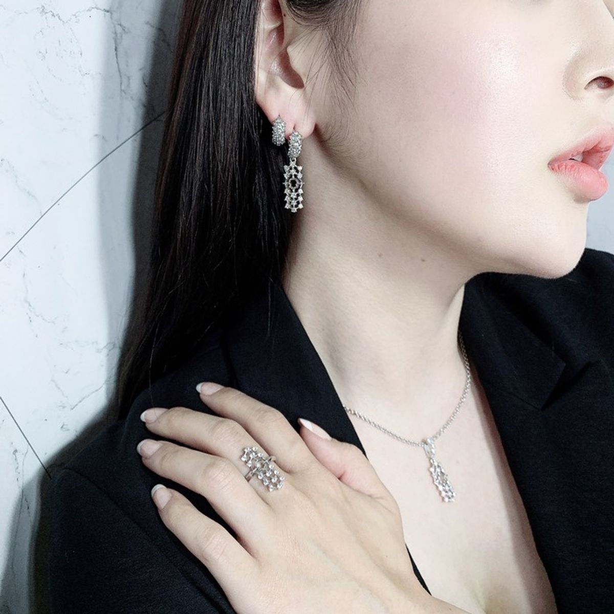 지레이드(G_RADE) Rectangular Compass Ring
