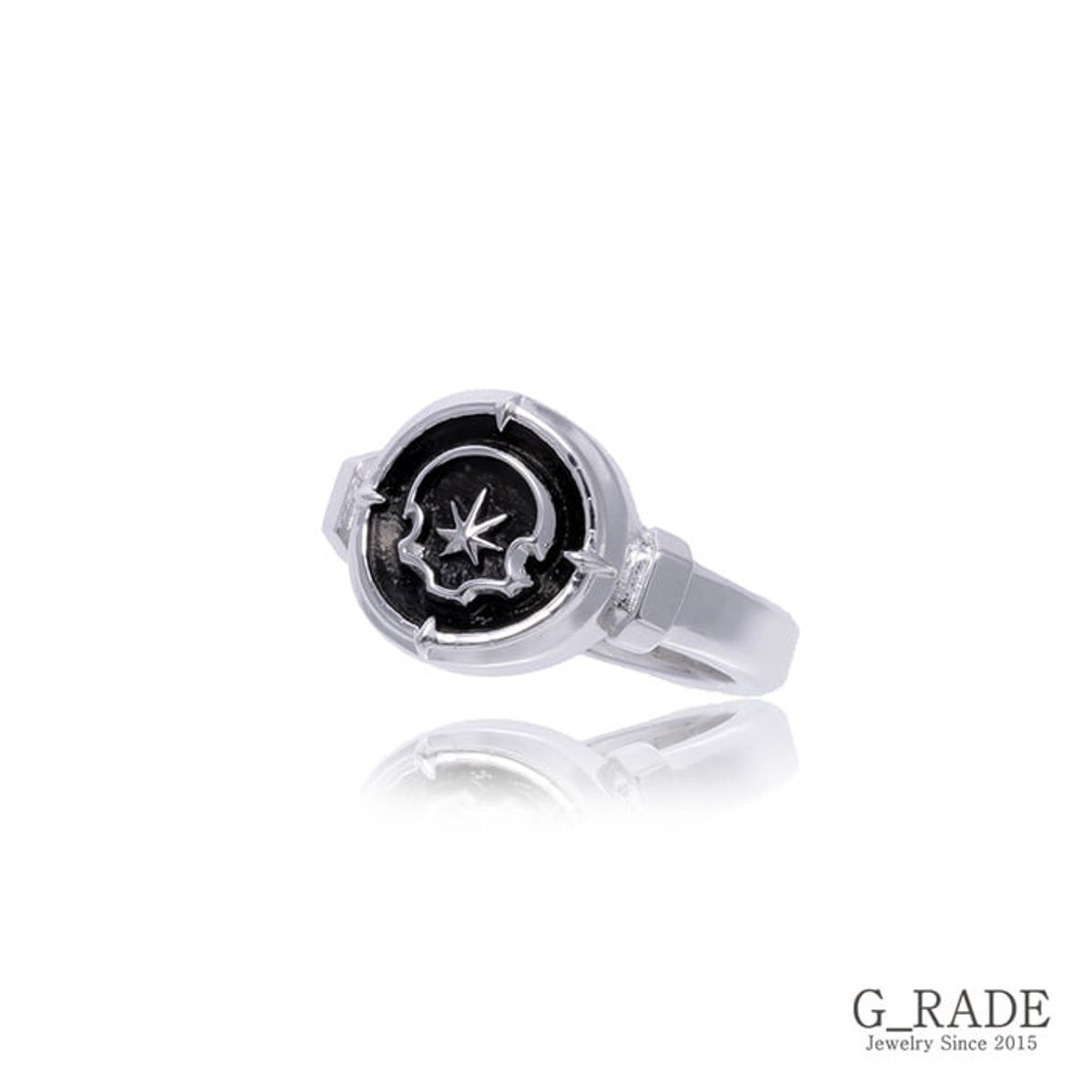 지레이드(G_RADE) Basic Circle Logo Ring