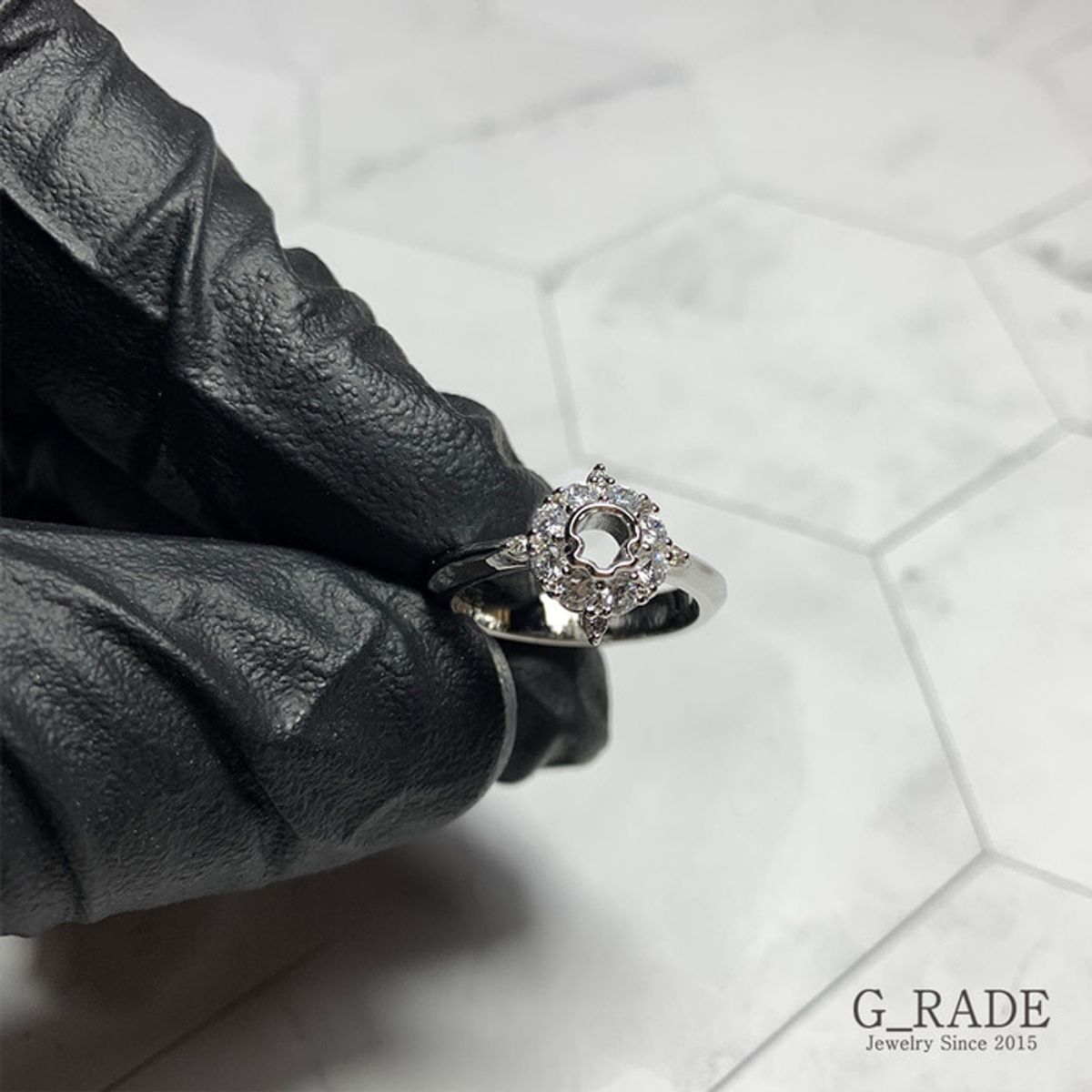 지레이드(G_RADE) Shiny Circle Ring