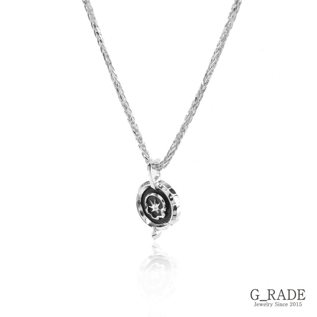 지레이드(G_RADE) Basic Circle Logo Necklace2(S Size)