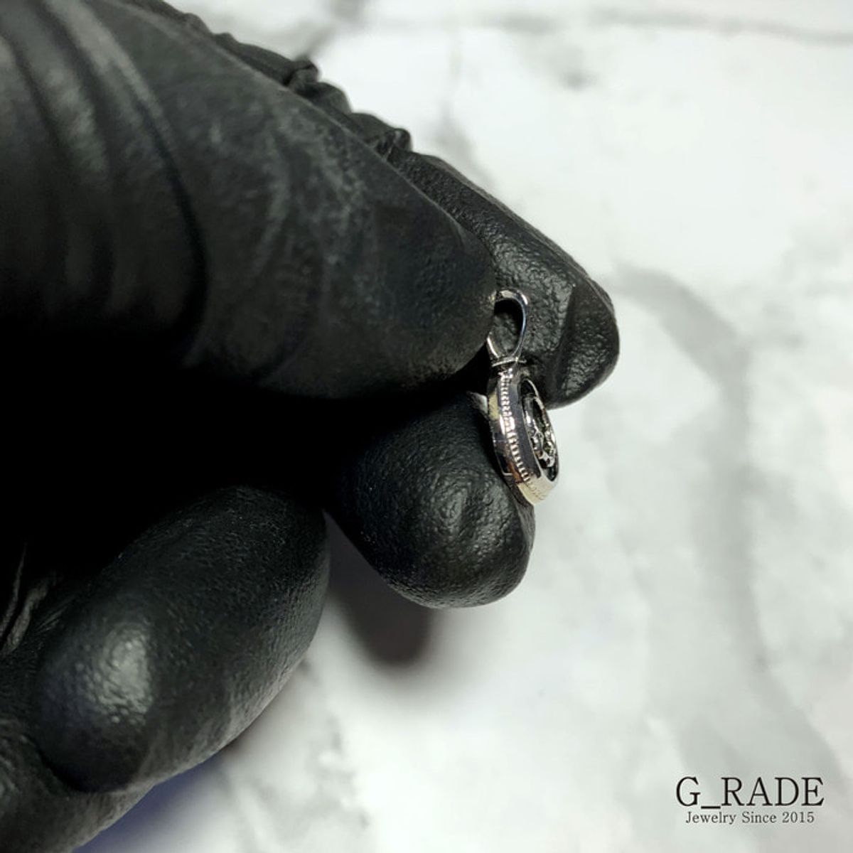 지레이드(G_RADE) Basic Circle Logo Necklace(S Size)
