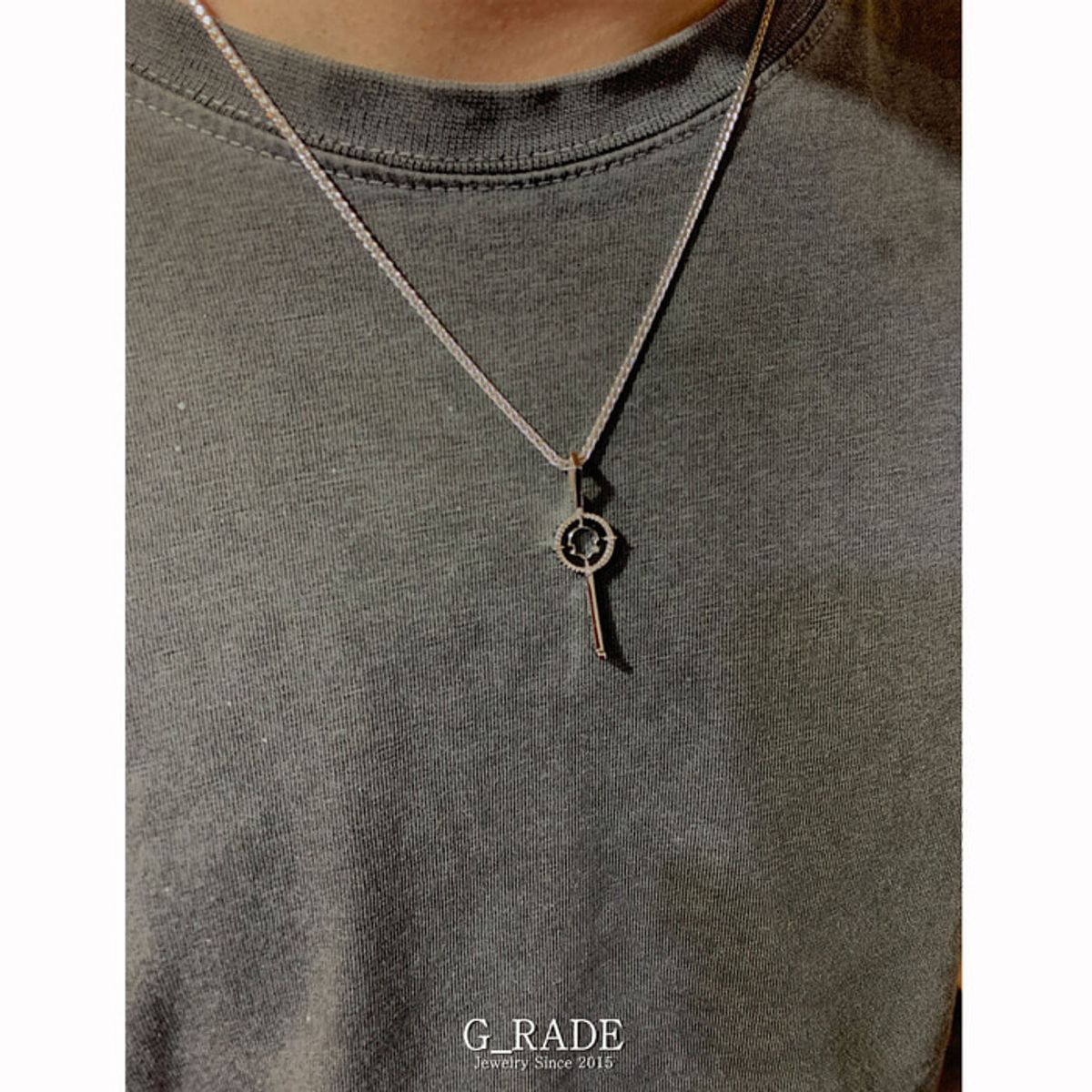 지레이드(G_RADE) Key Compass Basic Necklace
