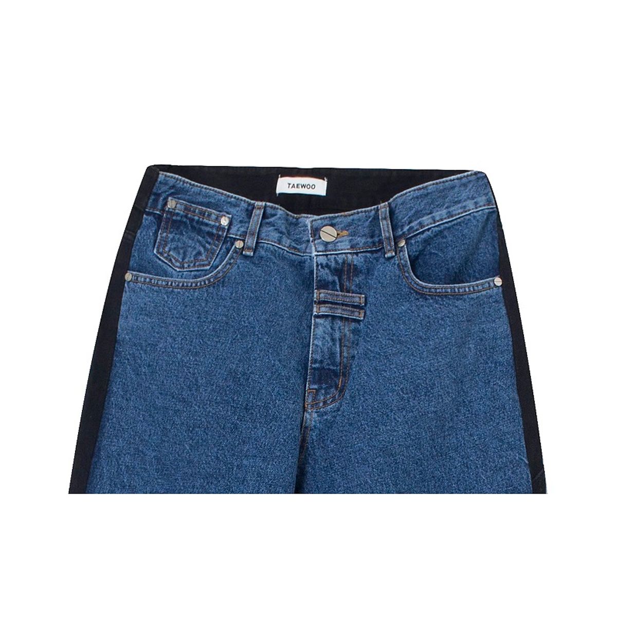 태우(TAEWOO) Two-tone Jean