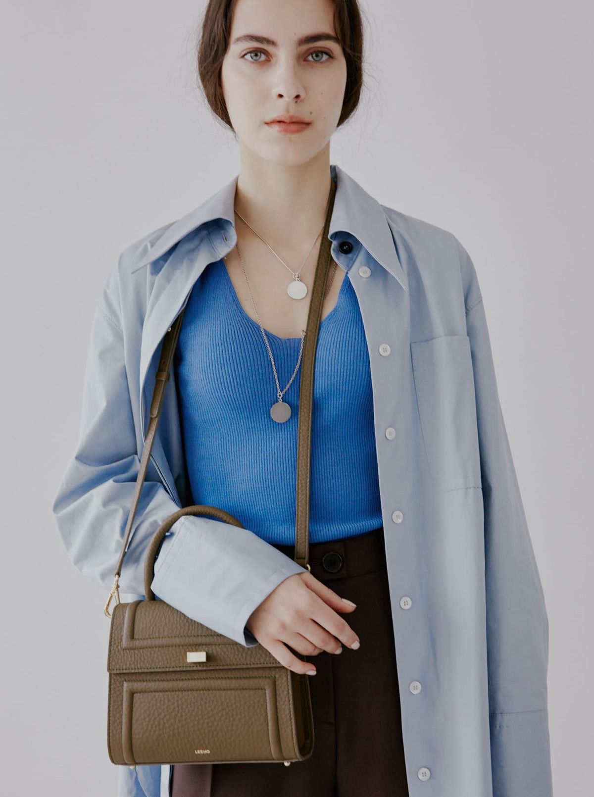 이호(LEEHO) PORTA TOTE (khaki brown)
