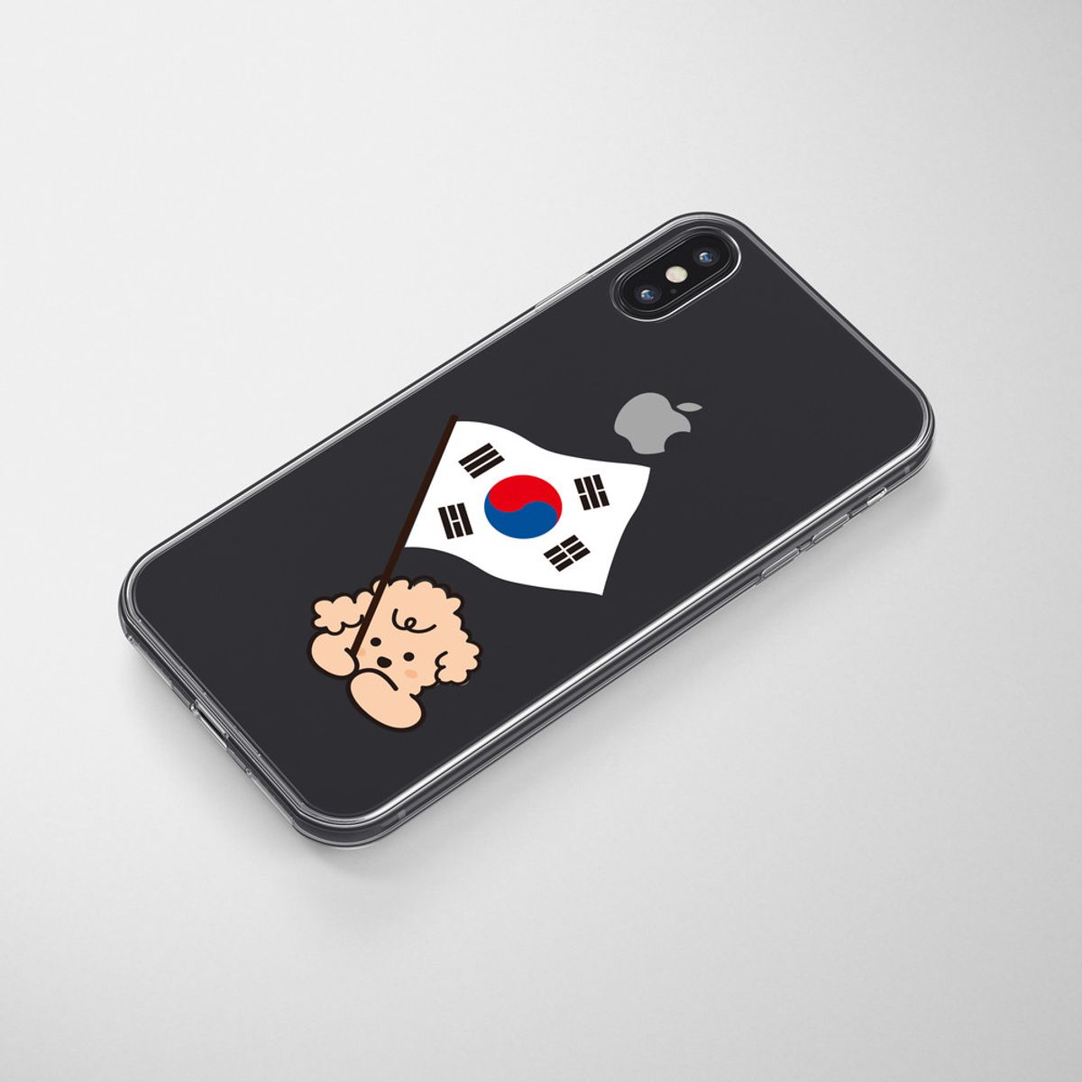 메로메로(MEROMERO) 대형 태극기 호두 젤리케이스