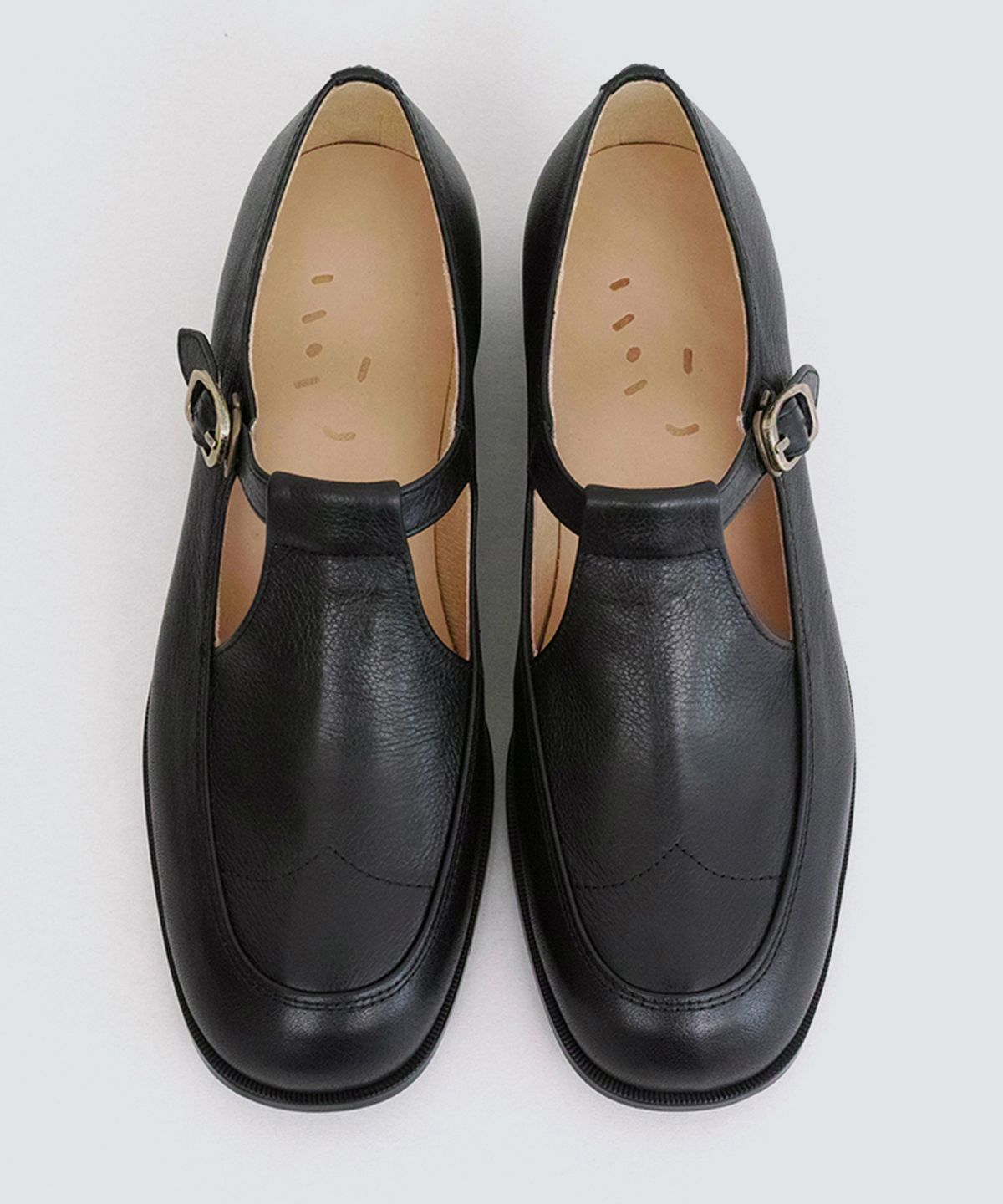 흰(HEENN) Apron Strap Shoes_Black[HS2002]