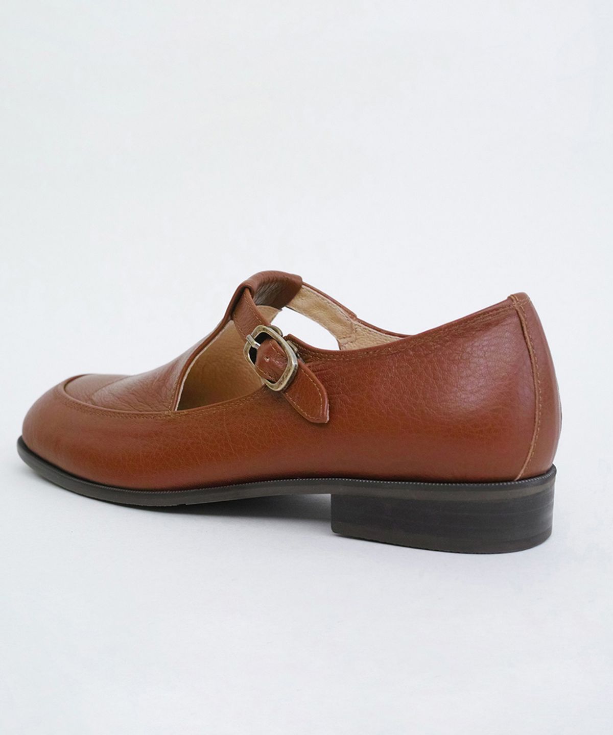 흰(HEENN) Apron Strap Shoes_Tan Brown[HS2002]