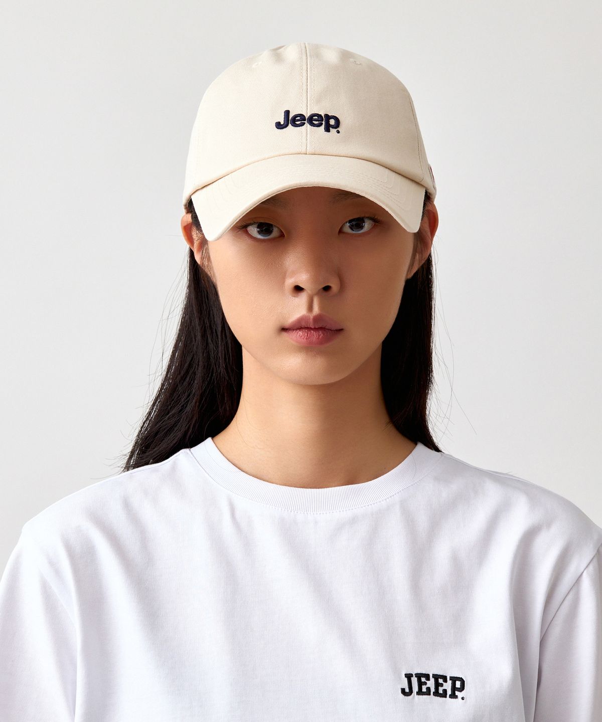 지프(JEEP) Small Logo Cap (JR5GCU192IV)