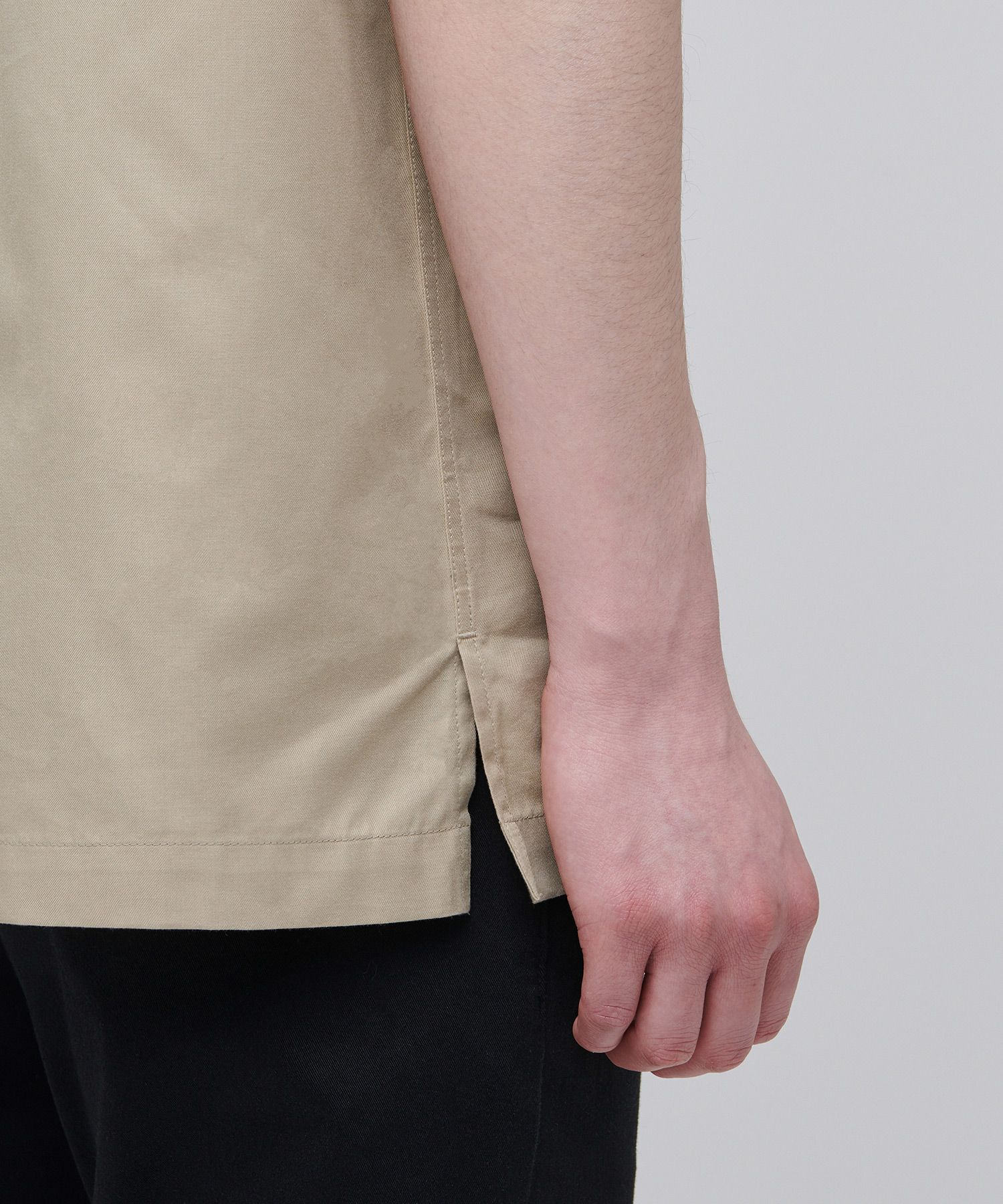 MUSINSA | MUSINSA STANDARD Open Collar Short Sleeve Shirt