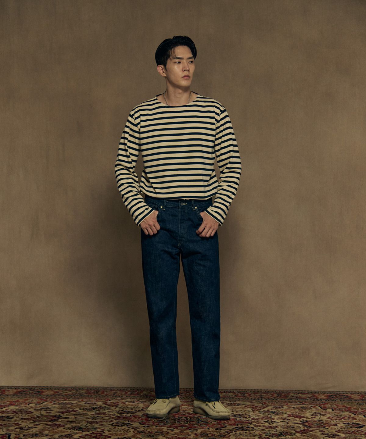브론슨(BRONSON) Breton Stripe Long Sleeve Tee KR ver. A/N