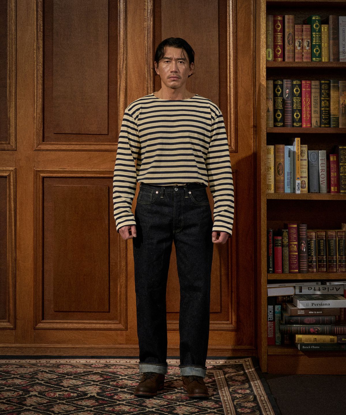 브론슨(BRONSON) Breton Stripe Long Sleeve Tee KR ver. A/N
