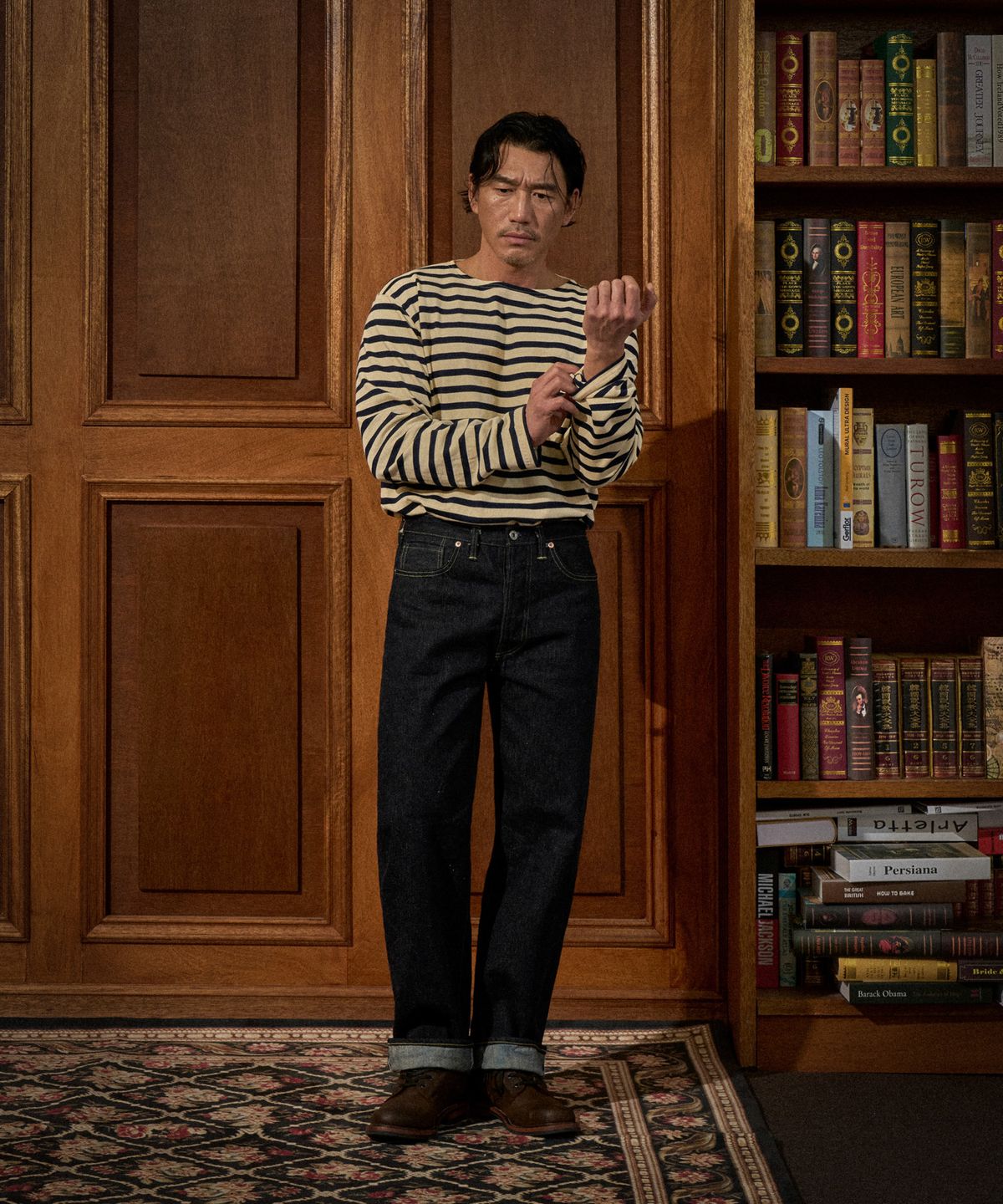 브론슨(BRONSON) Breton Stripe Long Sleeve Tee KR ver. A/N