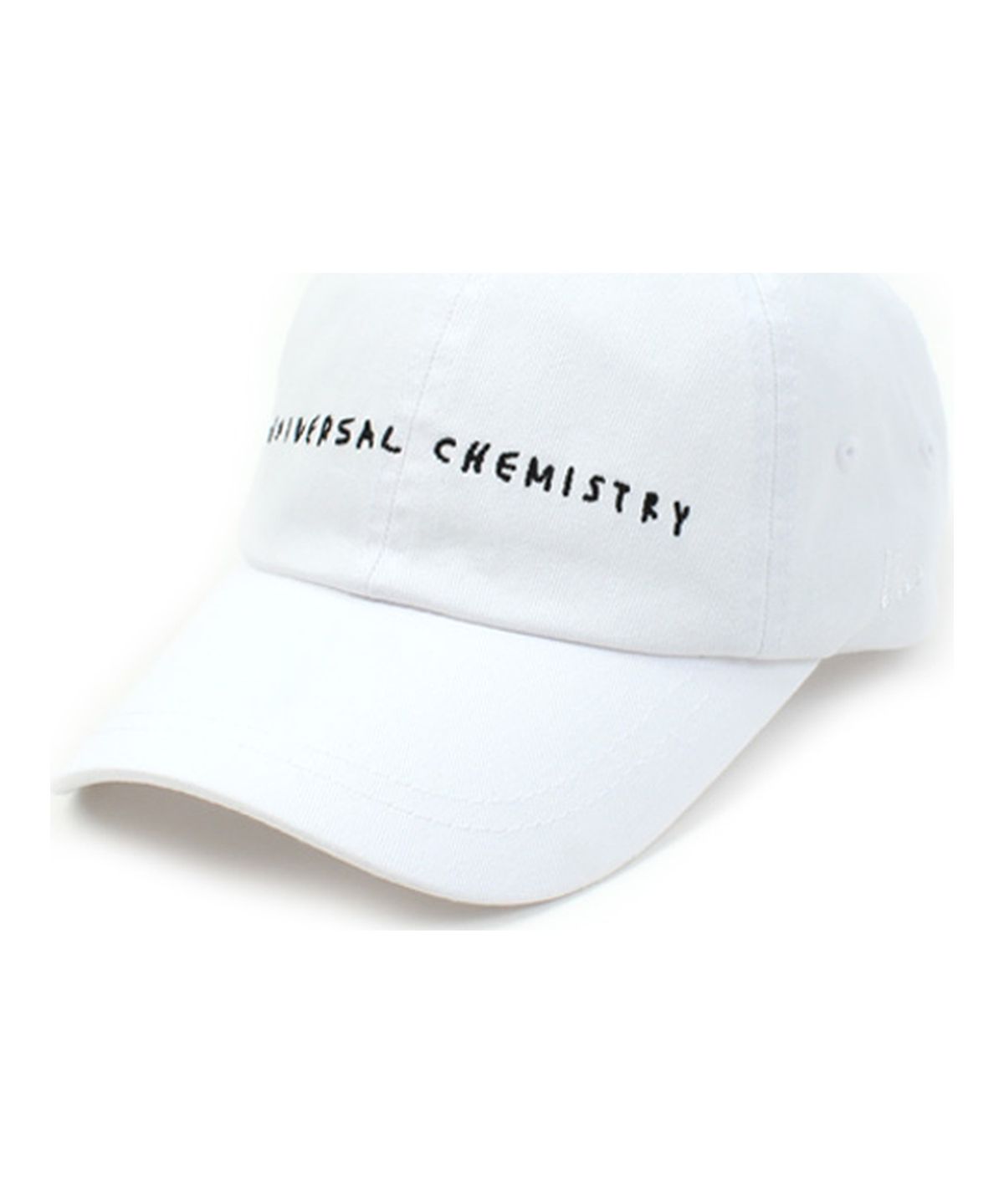 유니버셜 케미스트리(UNIVERSAL CHEMISTRY) White Bio Washing Logo Ballcap 워싱볼캡