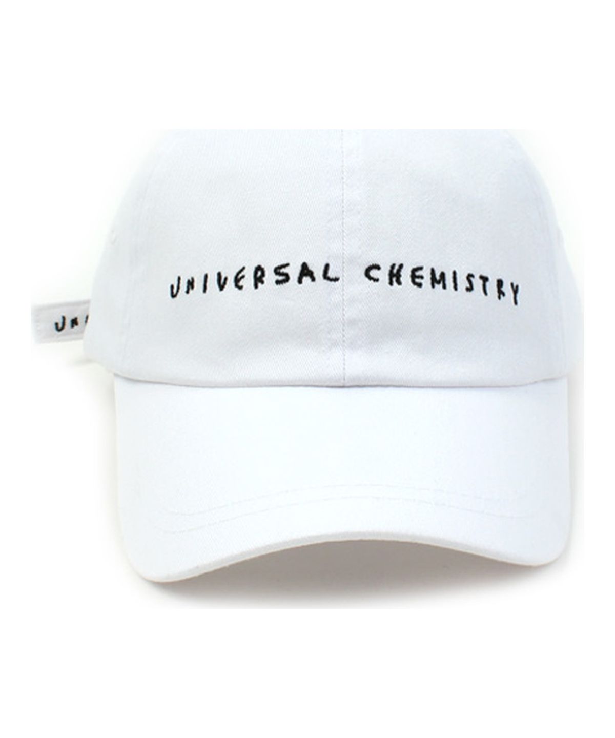유니버셜 케미스트리(UNIVERSAL CHEMISTRY) White Bio Washing Logo Ballcap 워싱볼캡