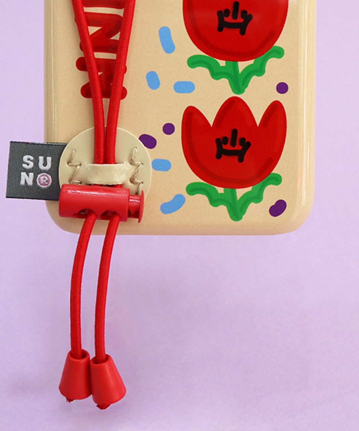 세컨드유니크네임(SECOND UNIQUE NAME) SUN CASE STRING GLOSSY DEEP IVORY TULIP