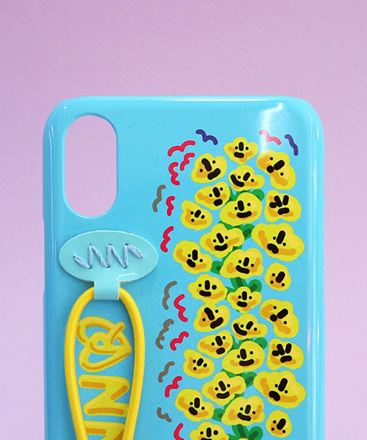 세컨드유니크네임(SECOND UNIQUE NAME) SUN CASE STRING GLOSSY LIGHT BLUE FREESIA