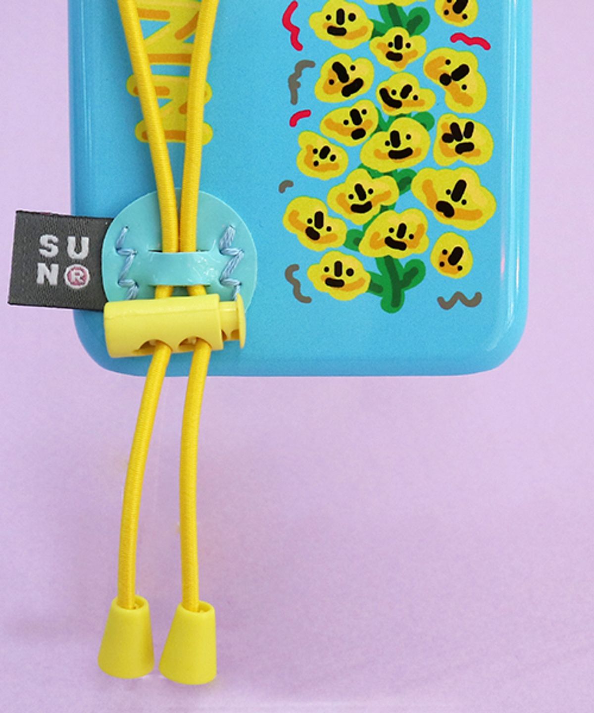세컨드유니크네임(SECOND UNIQUE NAME) SUN CASE STRING GLOSSY LIGHT BLUE FREESIA